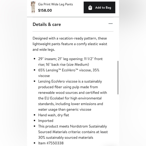 Scotch & Soda Gia Print Wide Leg Pants - Picture 4 of 8